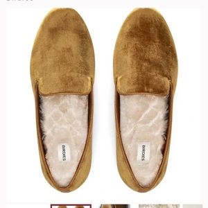 Birdies The Starling Amber Faux Fur 9.5 NWT